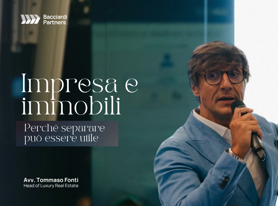Impresa e immobili: perché separare può essere utile