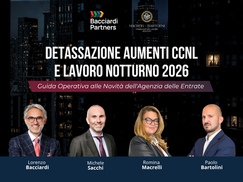 Detassazione aumenti ccnl e lavoro notturno