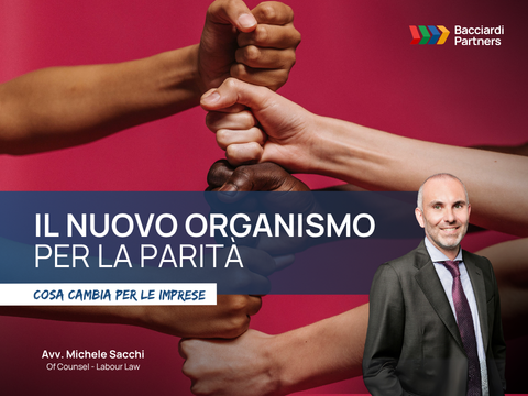 Il nuovo organismo per la parità - mani che si fanno forza a vicenda