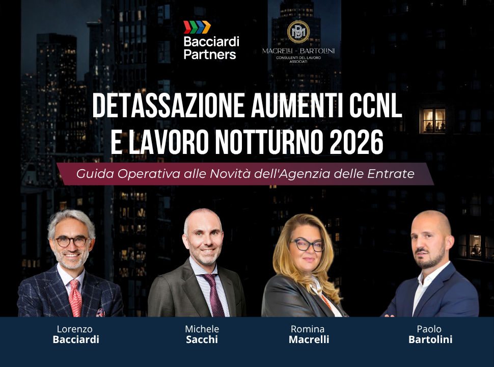 Detassazione aumenti ccnl e lavoro notturno