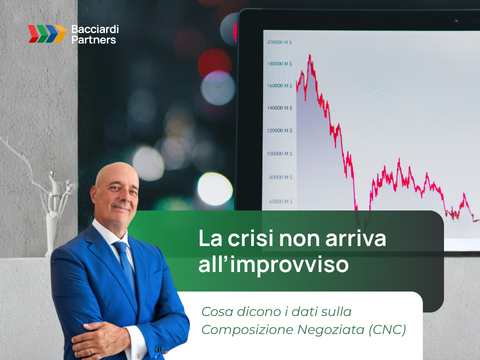 Grafico con dati che mostrano una crisi - La crisi non arriva all'improvviso