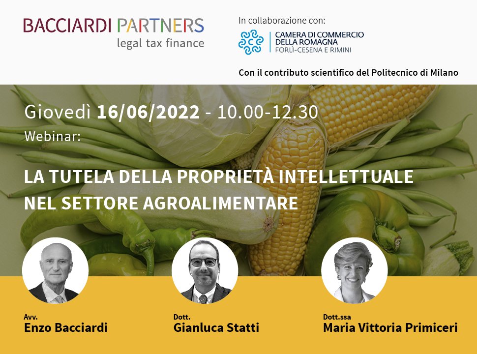 Bacciardi_La tutela della proprietà Intellettuale nell'agroalimentare_16.06.2022