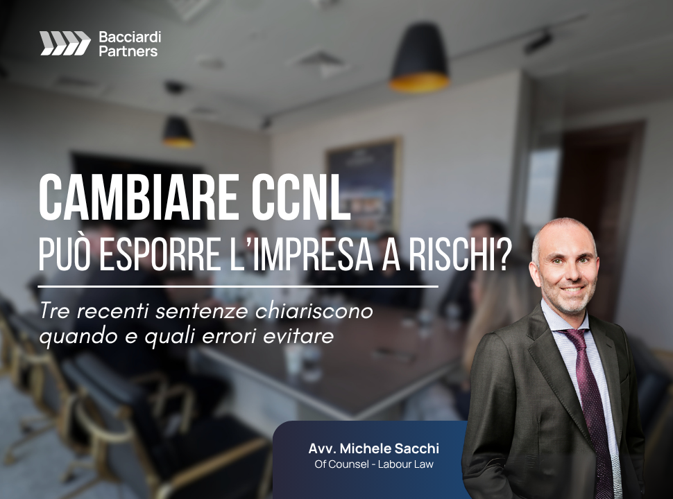 Cambiare CCNL può esporre l'impresa a rischi?
