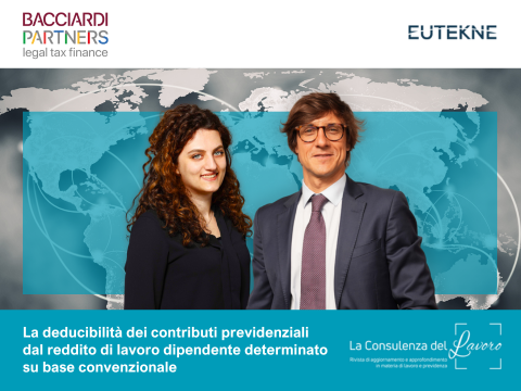 Avv. Tommaso Fonti e avv. Valeria Zega Bacciardi Partnres per Eutekne