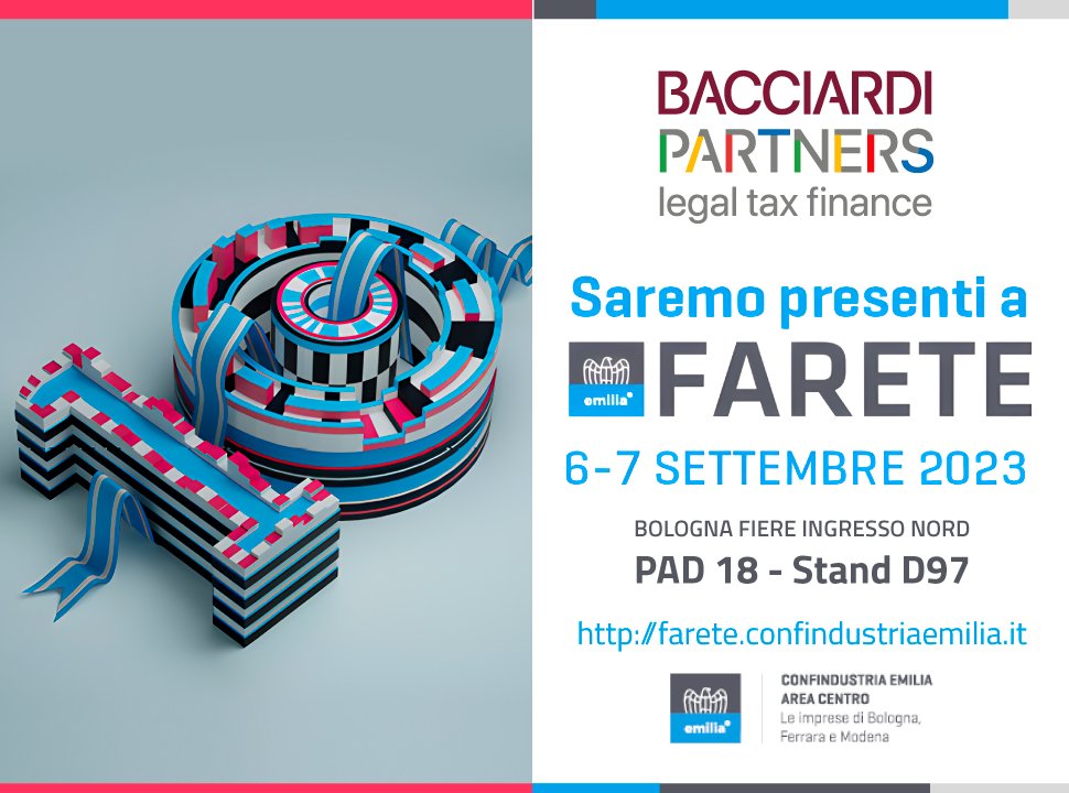 Bacciardi Partners presente alla fiera Farete 2023