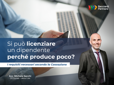 Si può licenziare un dipendente perché produce poco?