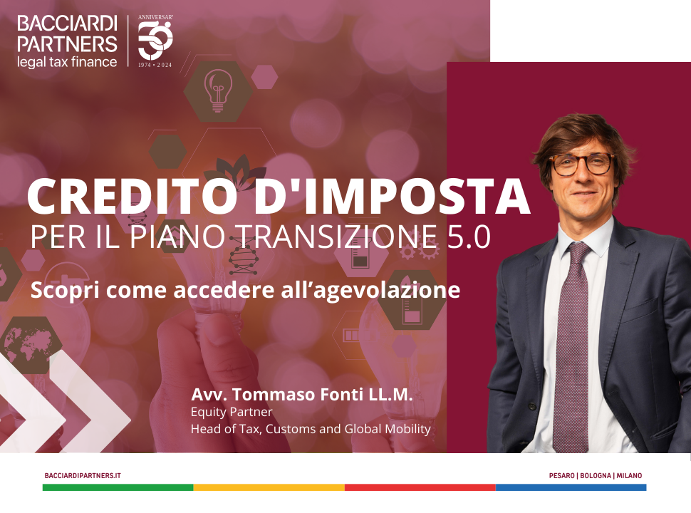 Avvocato Fonti , Credito d'imposta piano transizione 5.0