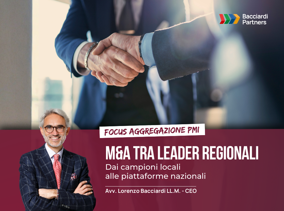 M&A tra leader regionali. Due professionisti che si stringono la mano