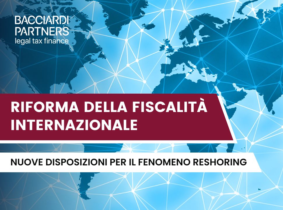 Riforma della Fiscalità Internazionale, Quinta puntata, 970x720