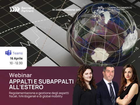 Webinar - Appalti e subappalti all'estero
