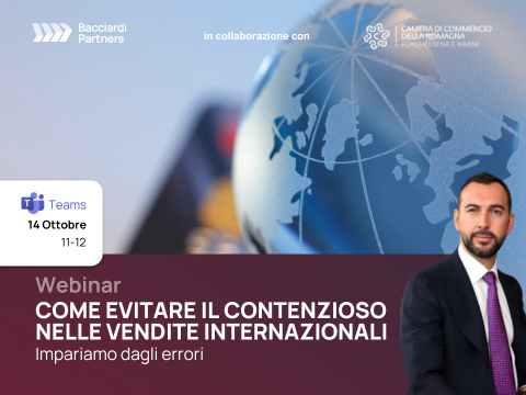 Avv. Tommaso Mancini, webinar come evitare il contenzioso nelle vendite internazionali