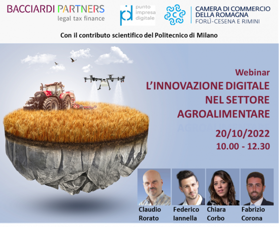 Webinar_L'INNOVAZIONE DIGITALE NEL SETTORE AGROALIMENTARE_20.10.2022