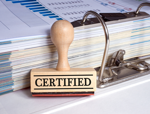 foto certificato di origine Bacciardi and Partners